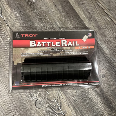 #ad Troy 7quot; Drop In Battlerail Polymer Black for Rifle $140.00
