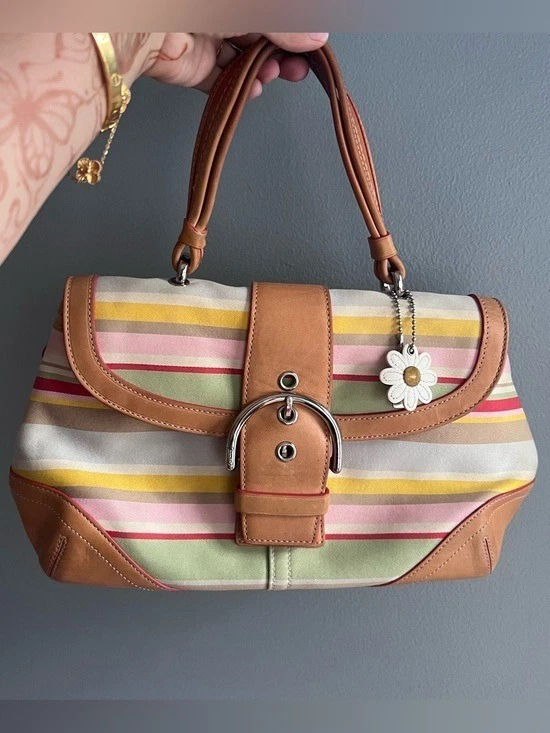 COACH ショルダーバッグ ベージュ/ピンク Coach ピンク ショルダーバッグ バッグ & ハンドバッグ 女性用 | eBay