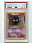 Vintage Pokemon Base Set Unlimited GASTLY 50/102 Freshly PSA Graded PSA 6 EX-MT