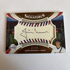 2006 Upper Deck Sweet Spot - Sweet Spot Signatures Justin Morneau #174 Red &...