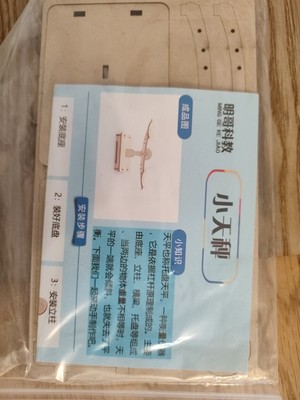 BESPORTBLE 1Set Balance Scale Modellbausatz für Bildung Hände Wissenschaft Lernen...