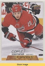 2020-21 Upper Deck UD Canvas Sebastian Aho #C14 READ 6f8