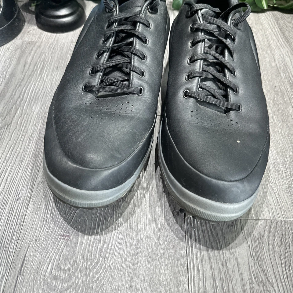 Zapatos de precisión Nike Golf Air Zoom 866065-002 cuero negro plateado para hombre talla 14 Foto 3 de 4