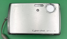 Sony Cyber-shot Digital Camera DSC-T33 Compact UNTESTED For Repair/Parts.