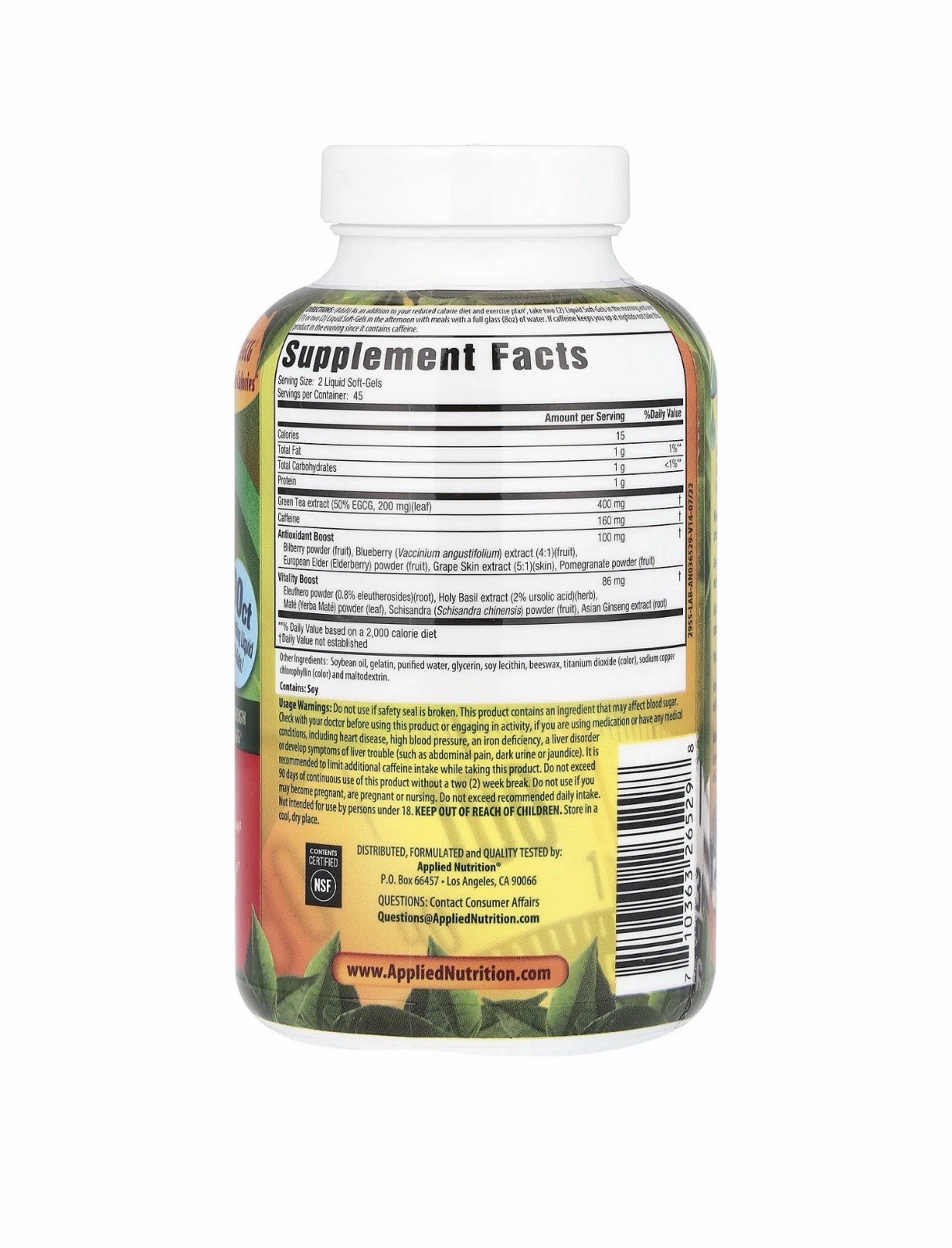 Green Tea Fat Burner&reg;, 90 Fast-Acting Liquid Soft-Gels