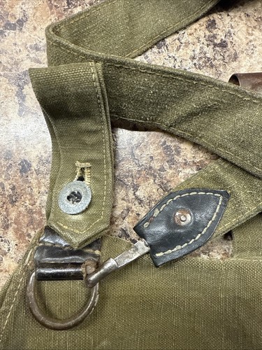 Genuine Ww2 German Bread Bag Heer With Strap - Picture 2 of 11