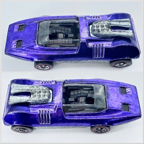 Hot Wheels Redline 70 US Shiny Purple Peeping Bomb Black Interior Nice