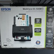 Epson Workforce ES-500W II Wireless Color Duplex Desktop Document Scanner