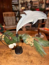 Double Dolphin Sky Hook Whirligig