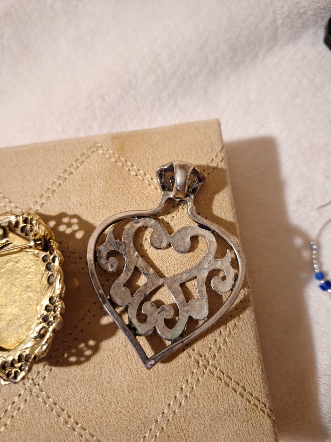 Turquoise Stone With Solid  Silver Brooch Looks L… - image 10