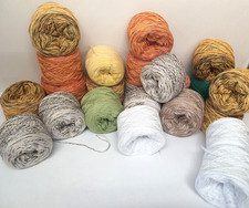 Großes Bobbel / Wolle Paket 23 Bobbel = 1930 Gramm