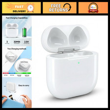 AirPods 4 Charging Case Replacement - Wireless Charging, Bluetooth Sync, No Earb