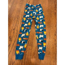 Hanna Andersson Halloween Dog Pajama Pants - Size 8 - Hotdog Candy Corn