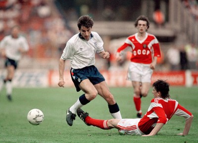 Alan Smith for England during an International Friendly between En- Old Photo