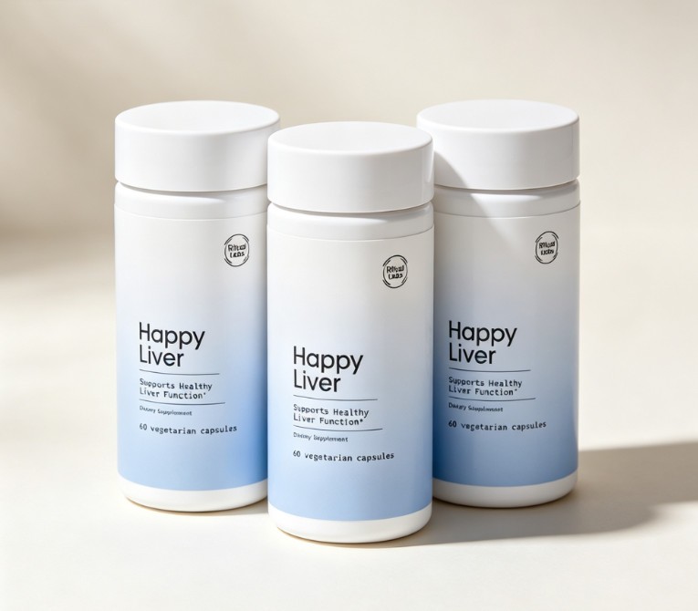 Happy Liver by Ritual Labs 60 Vegetarian Caps Dietary Supplement Healthy Liver+
