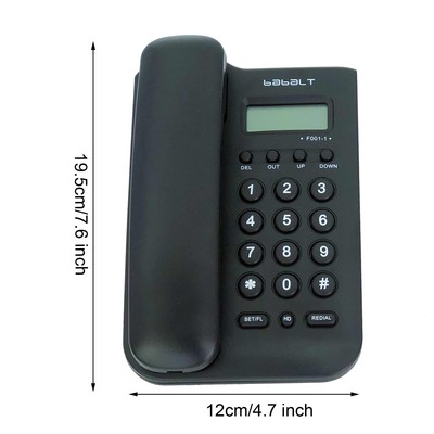 Telefono Da Ufficio Con Cuffia E Display ID Chiamante – FSK/DTMF, Cancellazione Rumore, Per Call Center