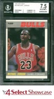 1987 FLEER #59 MICHAEL JORDAN BULLS HOF BGS 7.5