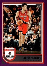 2022-23 Hoops Drew Eubanks #212 Purple Portland Trail Blazers 26A