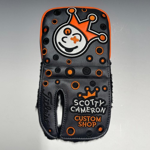Scotty Cameron JACKPOT JOHNNY Charcoal/Orange Square Mallet Headcover Titleist