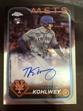 2024 Topps Chrome Taylor Kohlwey New York Mets Rookie Auto #RA-TK