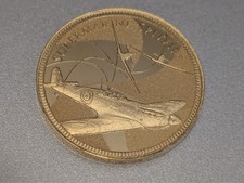 Battle Of Britain 75th Anniversary 9 Carat Gold Medallion 2015