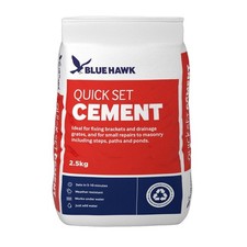Blue Hawk Quick Set Cement Repair Concrete Mix  2.5kg