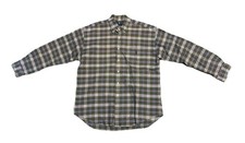 Vintage Polo Ralph Lauren Big Shirt Oxford Button Down Plaid Men L Oversized 90s