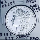 1888 S MORGAN SILVER DOLLAR HI GRADE GENUINE U.S. MINT RARE KEY COIN 9942