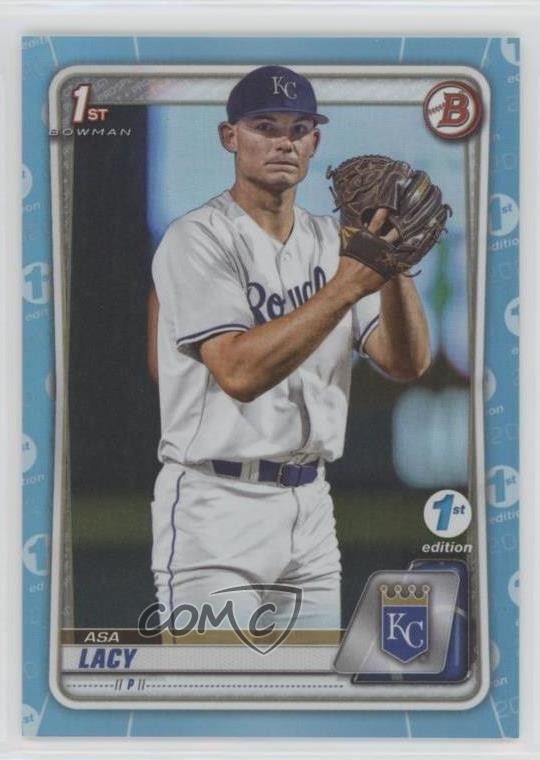2020 Bowman Draft 1st Edition Sky Blue Foil Asa Lacy #BD-88 0j6