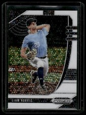 2020 Panini Prizm Draft Picks White Donut Circles Liam Norris #PDP90 #/50
