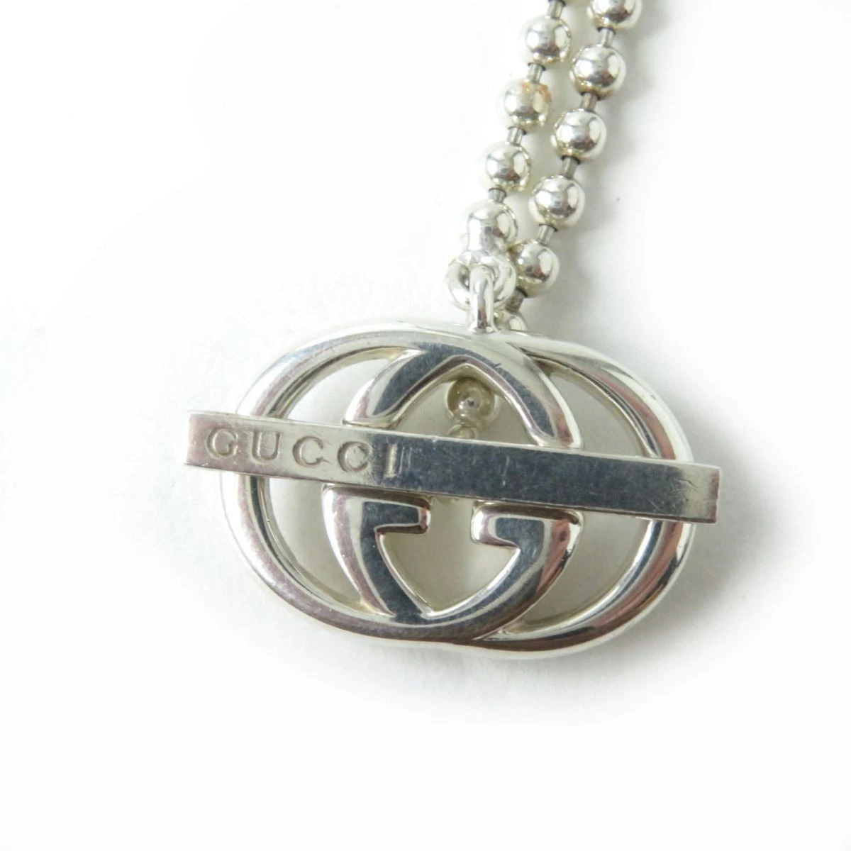Gucci 216435 Collier/pendentif/accessoires imbriqués G Ag925 argent femme GwG38