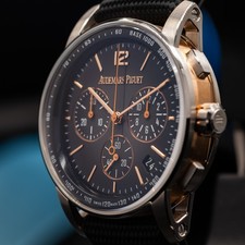 Audemars Piguet Code 11.59 Chronograph Rose & White Gold Men's Watch - 26393CR 7