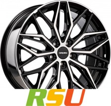 Carmani 26 Max black polish 7x17" ET47 LK5 112 ML 66.7 Alufelgen 17 Zoll