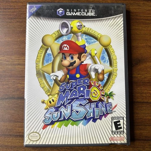 Super Mario Sunshine (Nintendo GameCube, 2002)  No Manual