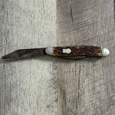 Vintage John Primble Belknap HDW & MFG. Co. 2 Blade Folding Pocket Knife 1940-68