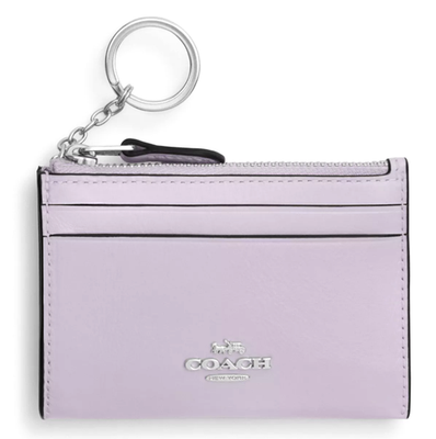 💜Coach Mini Skinny Id Case - CEC47 Light Amethyst (Purple) Glazed