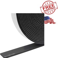 Foam Insulation Tape Self Adhesive, 1In x 1/8In x 33Ft Weather Stripping for ...