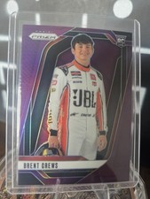 🏁2025 Prizm Nascar  Brent Crews #81 Purple Prizm /99 SSP🏁