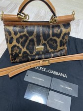 Dolce&Gabbana Leopard Print Shoulder Bag Limited Edition A popular product with