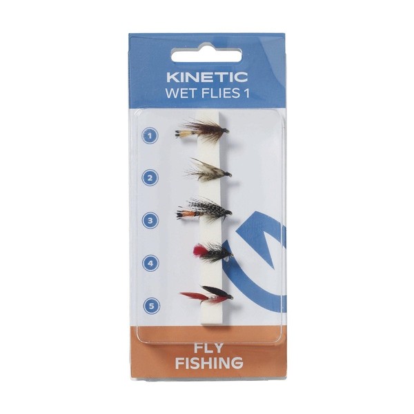 Kinetic Wet Flies 1 - 5 Nassfliegen, ForellenköDer, ÄSchenköDer, KunstköDer Bait-image