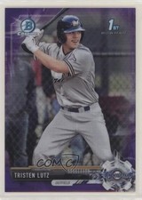 2017 Bowman Draft Chrome Purple Refractor 175/250 Tristen Lutz #BDC-164 4pn