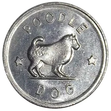 Minnesota Token - Poodle Dog (1934-65), St. Paul MN, Jukebox/Gaming