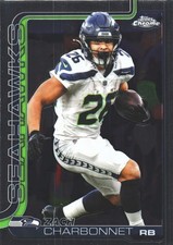2025 Topps Chrome NFL Zach Charbonnet #279 Seattle Seahawks