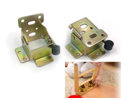 2 PCS Folding Frame SelfLocking Hinge Table Legs Workbench Iron Extension