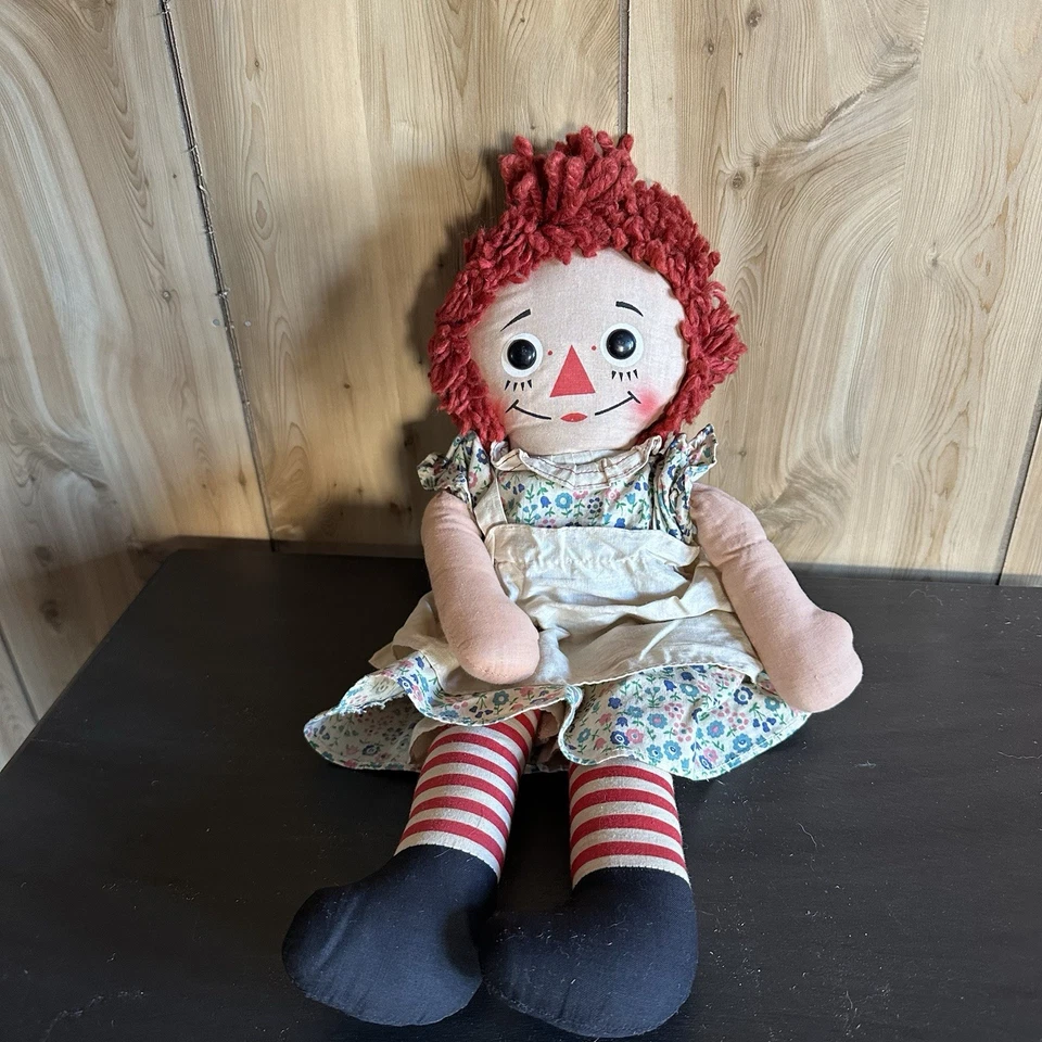 Vestido Floral De Colección Annabelle Años 70 Knickerbocker RAGGEDY ANN DOLL Foto 2 de 4