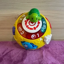 VTech Wiggle Crawl Ball Toy Turtle Bear Lights Sounds Numbers Colors