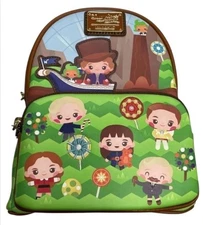 Loungefly Willie Wonka and the Chocolate Factory 50th Anniversary Mini Backpack