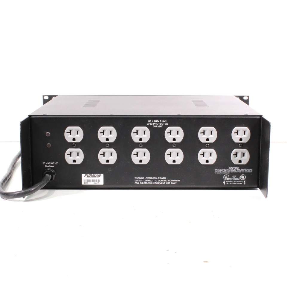 Furman IT-1220 20amp Balanced Isolation Transformer Power Conditioner ...