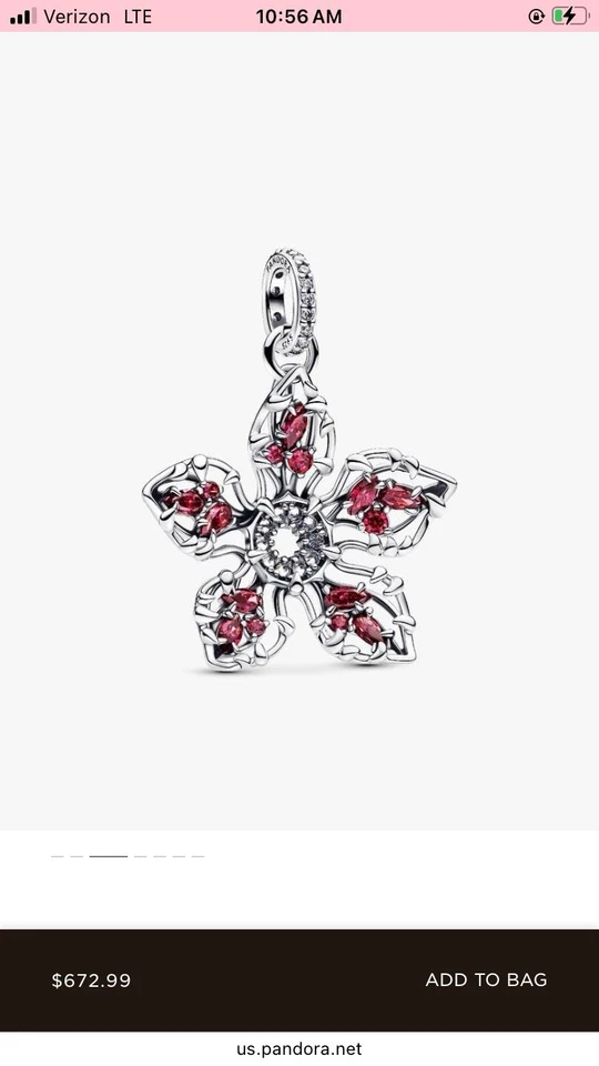 全新 100% 正品 PANDORA Stranger Things 所有小饰品 带手链套装 — 第 3/4 张图片