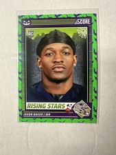 Javon Baker RC 2024 Score Halloween Rising Stars Bats #25 Patriots